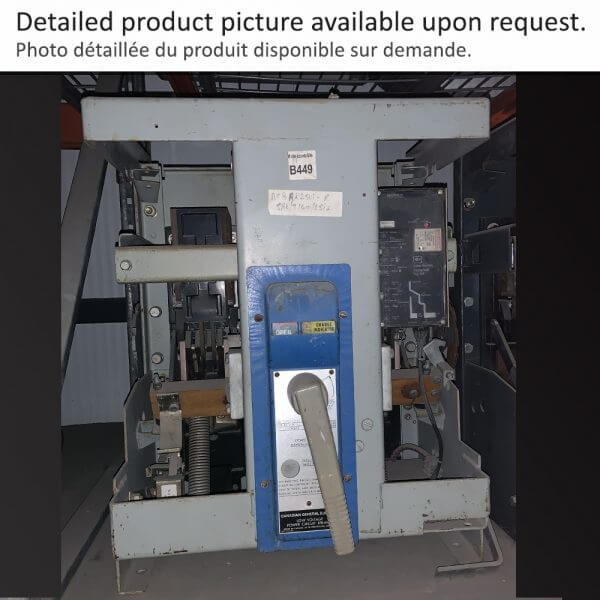 GE # AK2501MD  Air Circuit Breaker AK-2-50-1 F1600 M/O D/O GE  - Used - TESTED