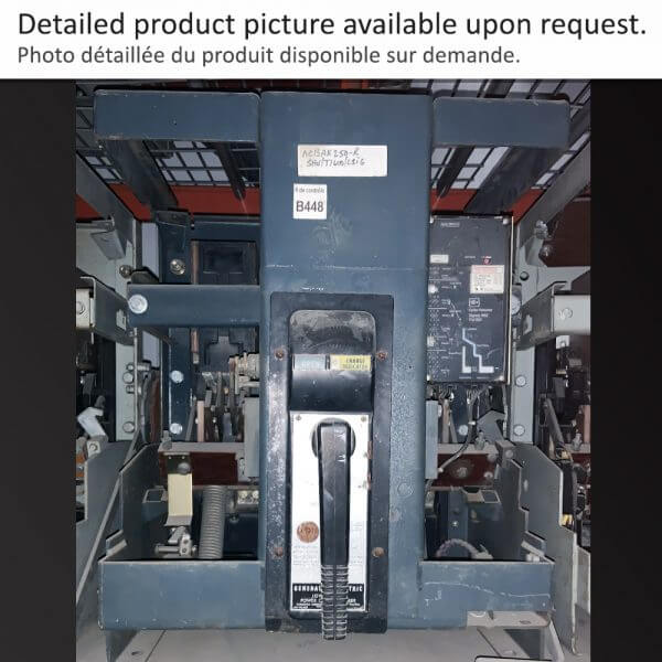 GE # AK250MD  Air Circuit Breaker AK-2-50 F1600 M/O D/O GE  - Used - TESTED