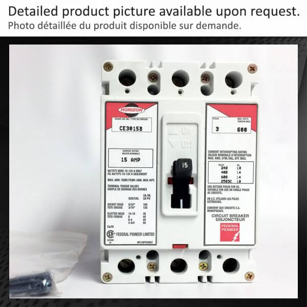 BREAKER 15A 600V 3P FPE 14KA