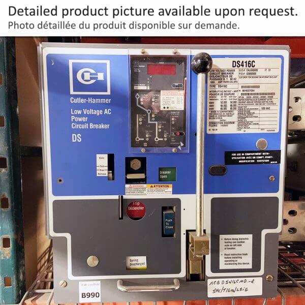Air Circuit Breaker DS416C F1600 M/O D/O WES