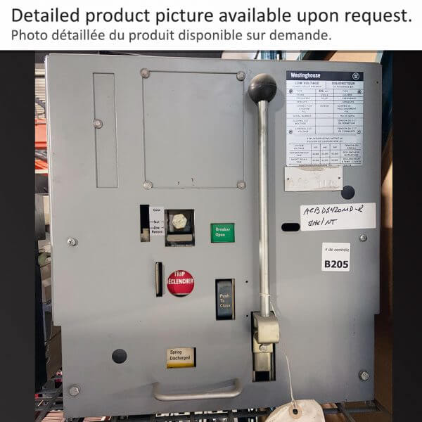 Air Circuit Breaker DS420 F2000 M/O D/O WEST or SQUARE D
