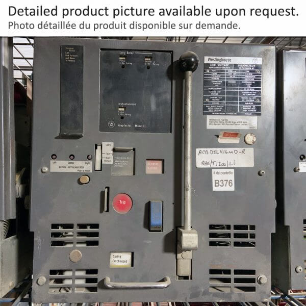 Air Circuit Breaker DSL416 F1600 M/O D/O WEST