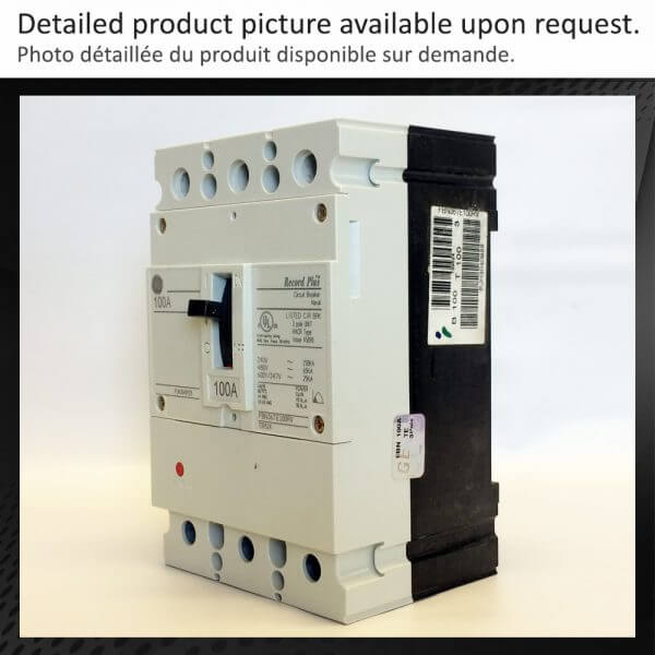 BREAKER 100A 600V 3POLES G-E - NEW Surplus - Image 2