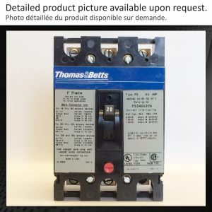 BREAKER 20A 600V 3P CUTLER HAMMER - NEW Surplus