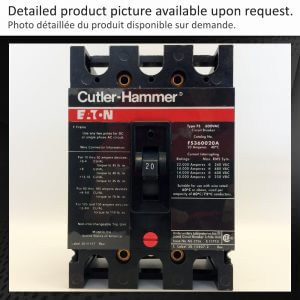 BREAKER 20A 600V 3P CUTLER HAMMER - NEW Surplus