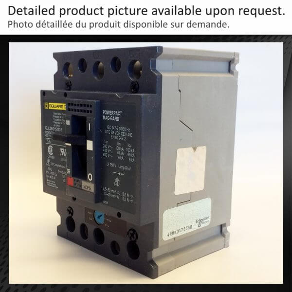BREAKER 15A 600V SQUARE D MOTOR MAG GARD - NEW Surplus - Image 2