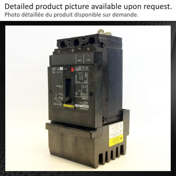 BREAKER 100A 600V 3P SQUARE D 14KA Used - TESTED