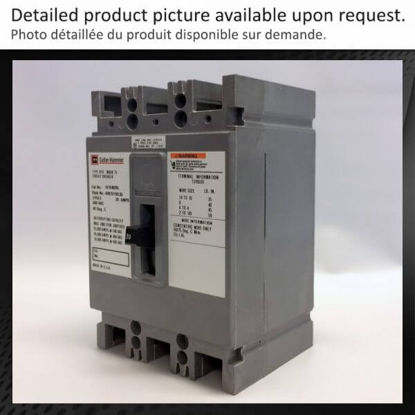 BREAKER 20A 600V 3P WEST - NEW Surplus - Image 2