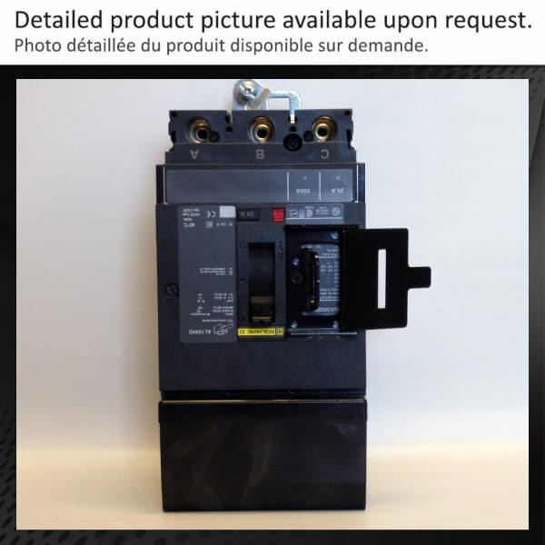 BREAKER 20A 600V 3P SQD 25KA NEW - NEW Surplus - Image 3