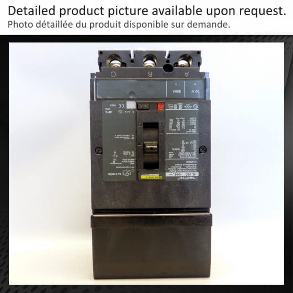 BREAKER 35A 600V 3P SQUARE D - Used - TESTED - Image 2