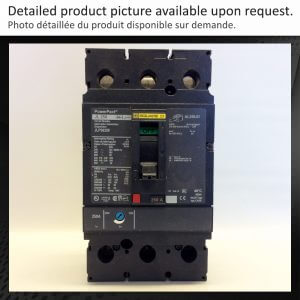 BREAKER 250A 600V 3P SQUARE D 50KA - NEW Surplus