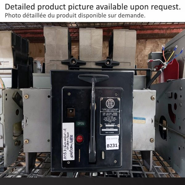 Air Circuit Breaker K1600 F1600 M/O D/O ITE BLACK