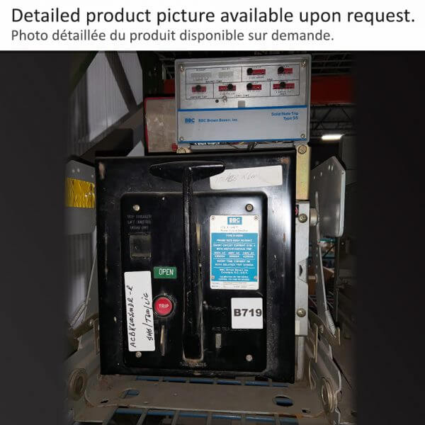 ITE # K600SMDR  Air Circuit Breaker K600 F600 M/O D/O ITE RED  - Used - TESTED - Image 2