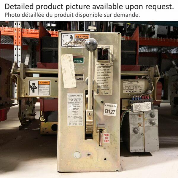 LA1600B M/O D/O SIEMENS BREAKER