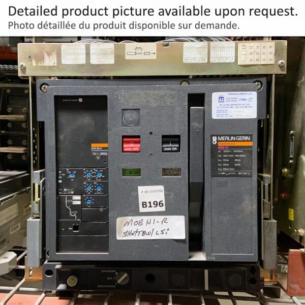 BREAKER 800A 3P MERLIN GERIN 50KA