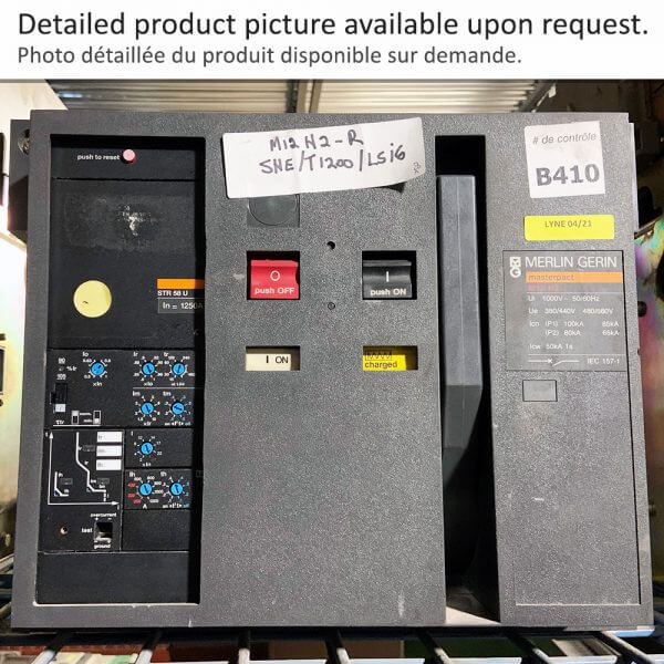 BREAKER 1200A 3P MERLIN GERIN 50KA - Used - TESTED