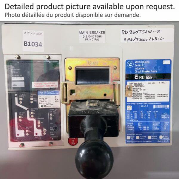 BREAKER 2000A 600V 3P CUTLER-HAMMER LSIG