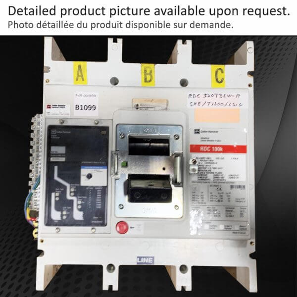 BREAKER 2000A 600V H.HAMMER TRIP LSIG - Used - TESTED - Image 3