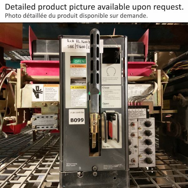 RL1600MD SIEMENS BREAKER