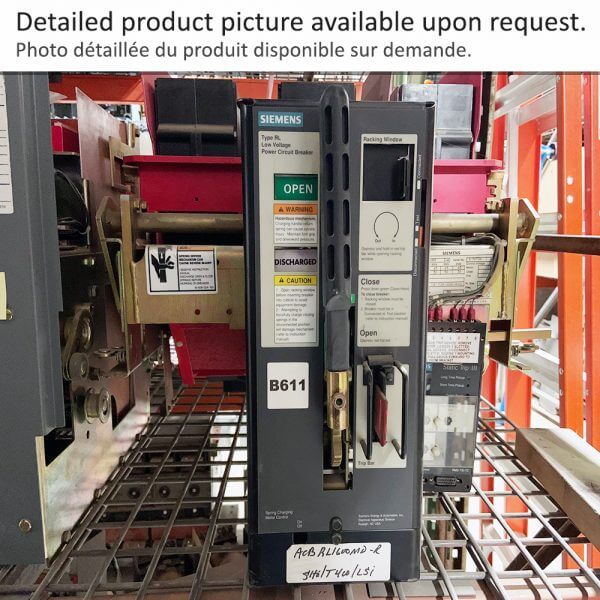 Air Circuit Breaker RL1600 F1600 M/O D/O SIEMENS-ALLIS
