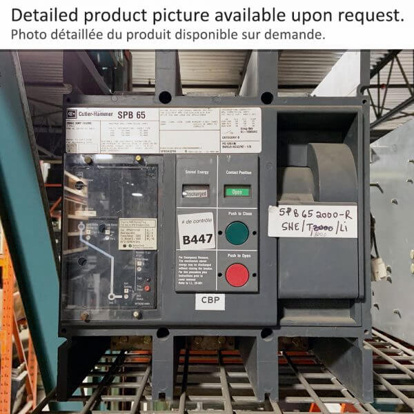 BREAKER SPB65 F2000A 600V 3P C-H