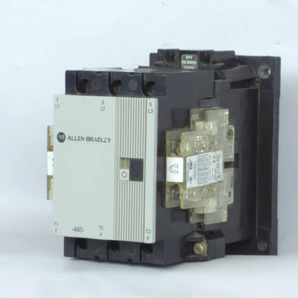 CONTACTOR 100-A60N*3  50 HP COIL 24V DC  C SERIES - Used - TESTED