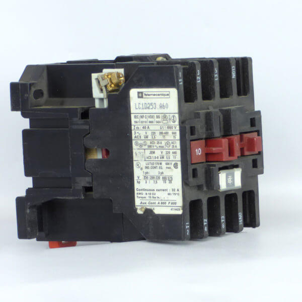 CONTACTOR LC1 D253-A60  20 HP COIL 110V - Used - TESTED