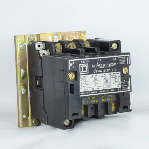 CONTACTOR NEMA SIZE 1  CLASS 8536  TYPE SC03  A SERIES - Used - TESTED