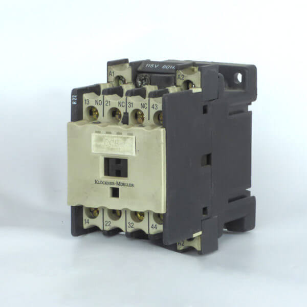 CONTACTOR DILR22 15A 115V 2NO-2 NC - Used - Tested - Image 2