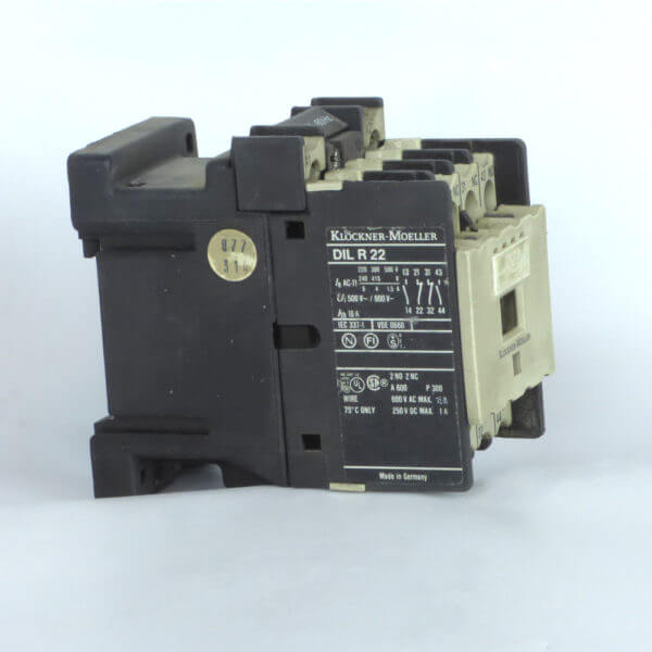 CONTACTOR DILR22  15A 115V  2NO-2 NC - Used - TESTED