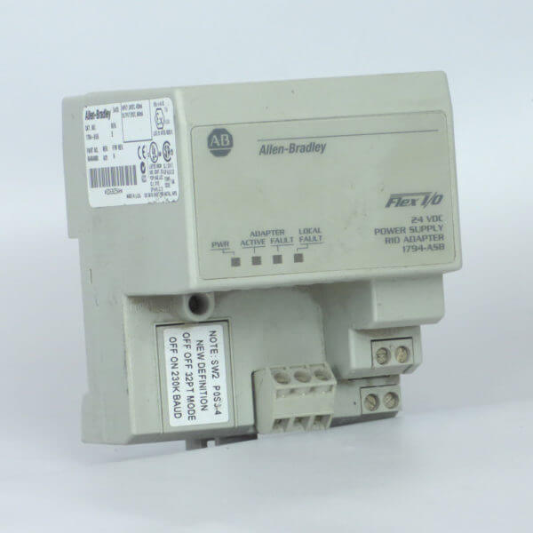 FLEX I/O 24VDC POWER SUPPLY RIO ADAPTER 1794-ASB - Used - TESTED
