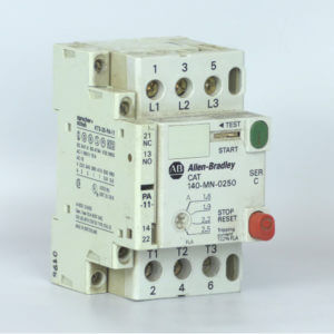 STARTER, MANUAL, 140-MN-0250 1.6-2.5A  C SERIES+aux.cont.KT3-25-PA-11 - Used - TESTED