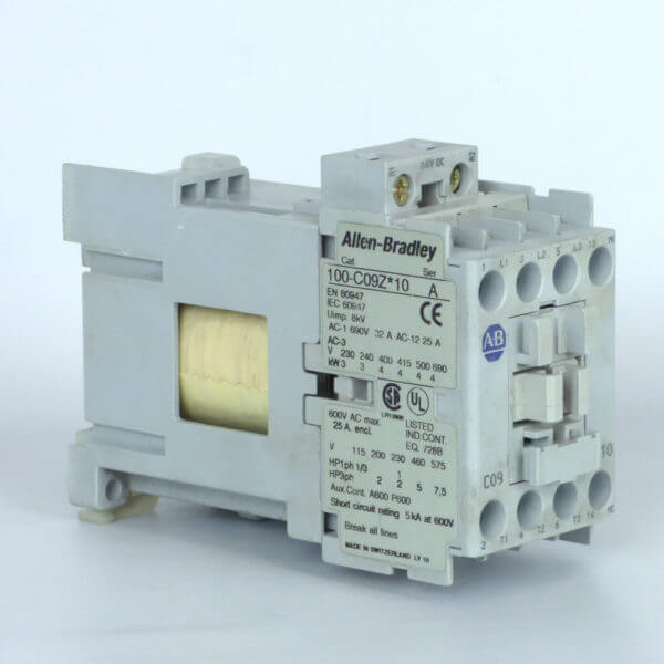 CONTACTOR 100-C09Z*10  7.5 HP COIL 24V DC  A SERIES - Used - TESTED