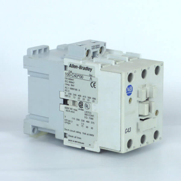 CONTACTOR 100-C43*00  30 HP COIL 120V A SERIES - Used - TESTED