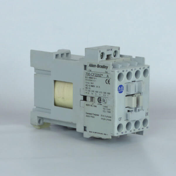 CONTROL RELAY 700-CF220Z* 2 NO-2 NC COIL 24 V DC  A SERIES - Used - TESTED