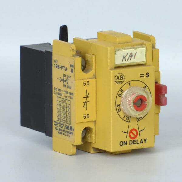 PNEUMATIC TIMER 195-FTA  B SERIES - Used - TESTED