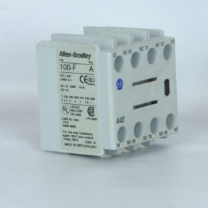 AUXILIARY CONTACT  100-F A 40  4 NO  A SERIES - Used - TESTED
