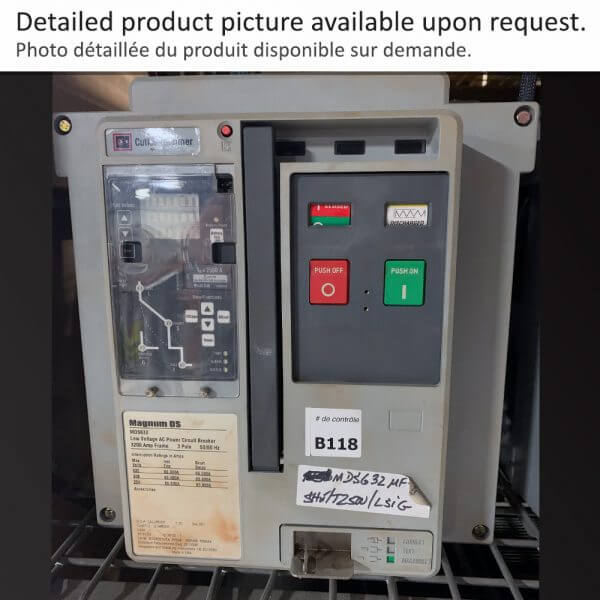 BREAKER MDS632 3200A 600V 3P M/O Fixed Eaton