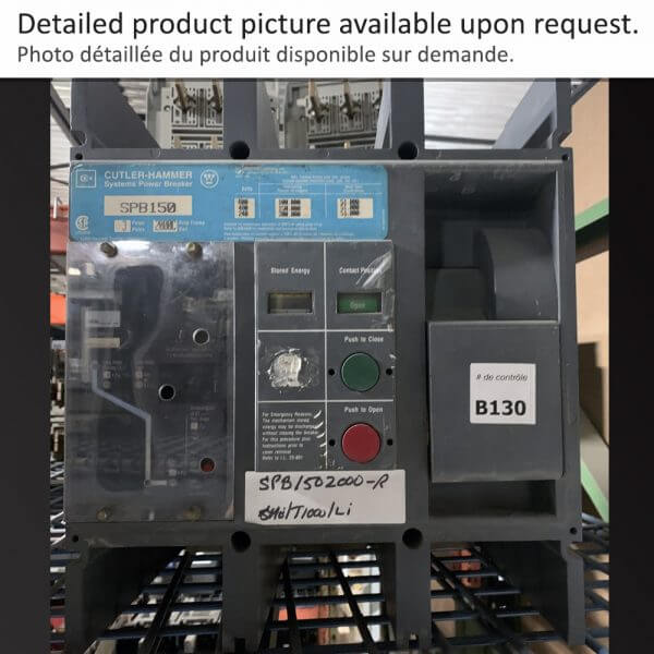 DISJ SPB150 2000A 600V 3P C-H WEST