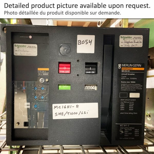 1600A 600V 3P MASTERPACT M.G. 65KA