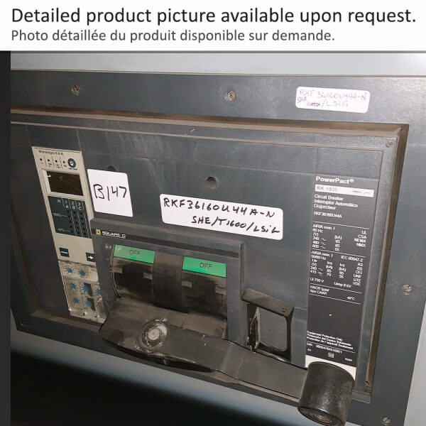 RKF36160U44A 1600A 600V 3P SQUARE D LSIG 65KA
