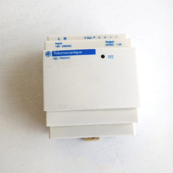 POWER SUPPLY INPUT:100-240VAC OUTPUT 24VDC - Used - TESTED