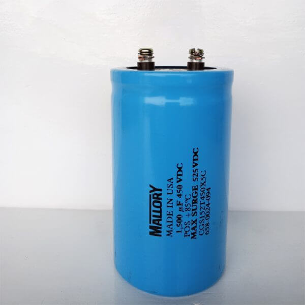 CAPACITOR 1500 UF 450 VDC - Used - TESTED
