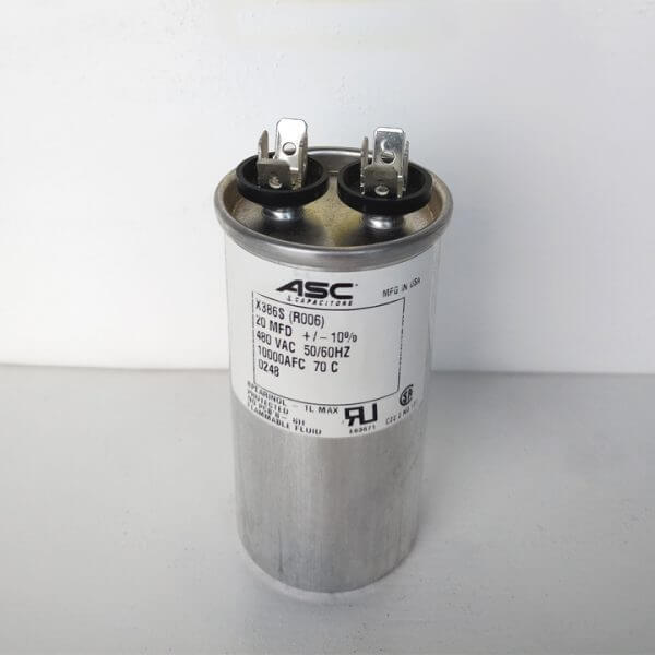 CAPACITOR 20 MFD +-10% 480VAC 10000 AFC - Used - TESTED