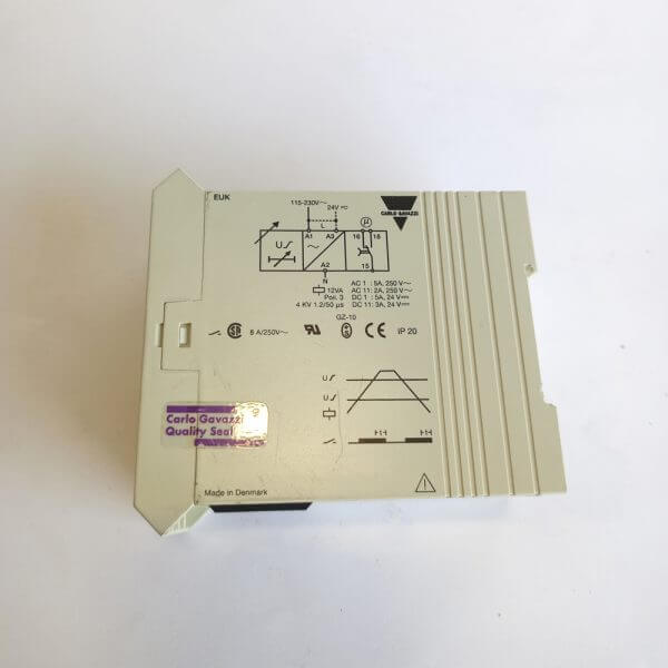 CONTROL 1 PHASE  OVER/UNDER VOLTAGE 24-115-230VAC - Used - TESTED - Image 2