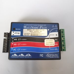 WATTNODE 1/3 PHASE, 0-6000 METER A, VOLTAGE 347/600 - Used - TESTED