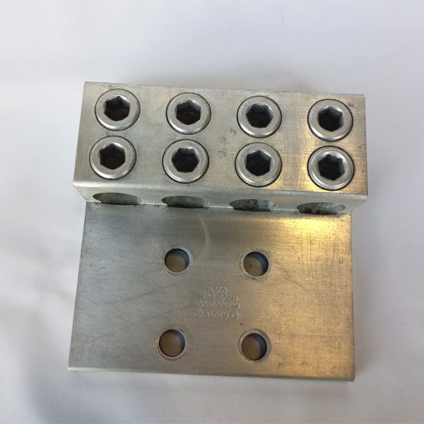 MECHANICAL LUG QUADRUPLE  800 - 300 MCM AL9 CU - Used - TESTED