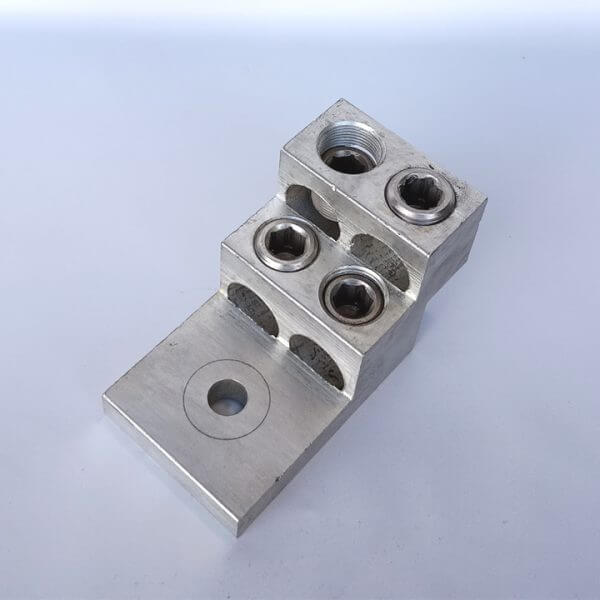 MECHANICAL LUG QUADRUPLE  750 - 3 / 0 MCM AL9 CU - Used - TESTED