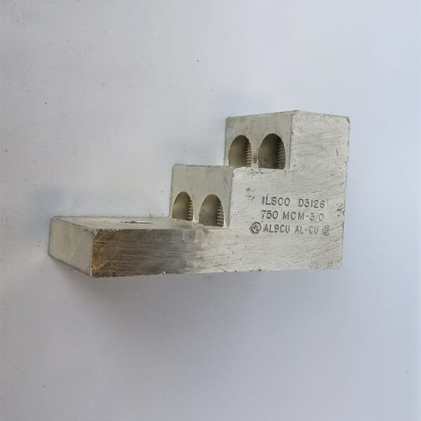MECHANICAL LUG QUADRUPLE  750 - 3 / 0 MCM AL9 CU - Used - TESTED - Image 2