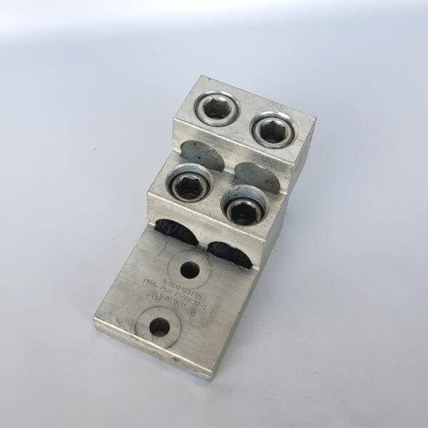 MECHANICAL LUG QUADRUPLE  750 - 1 / 0 MCM AL9 CU - Used - TESTED